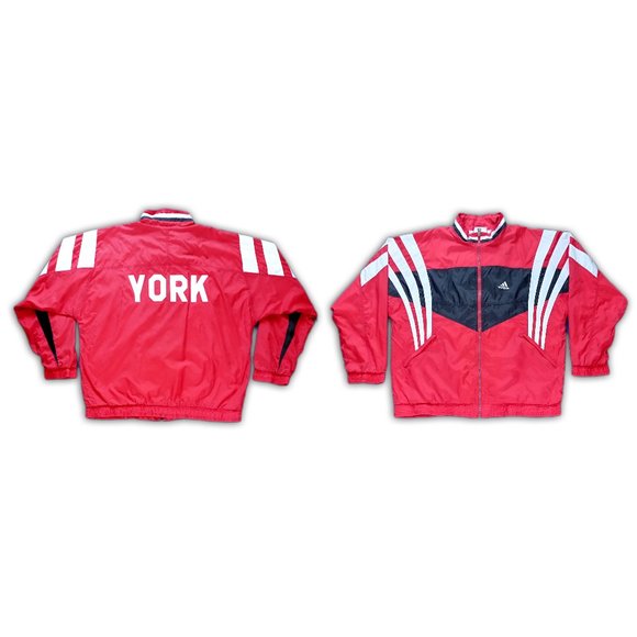 Vintage Other - Vintage 90s ADIDAS YORK University Windbreaker Jacket Unisex